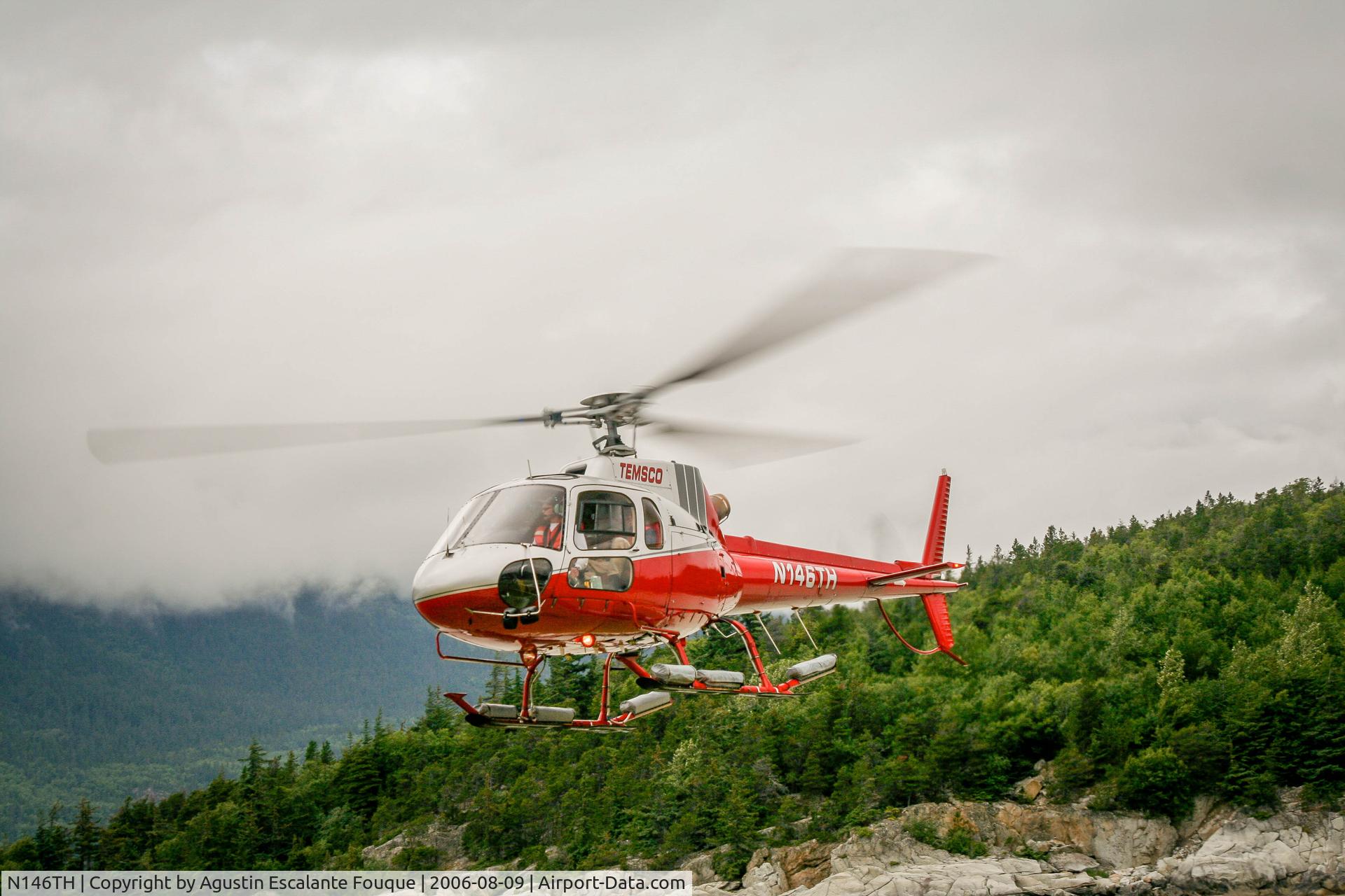 N146TH, 2004 Eurocopter AS-350B-2 Ecureuil Ecureuil C/N 9065, Skagway Alaska in a trip