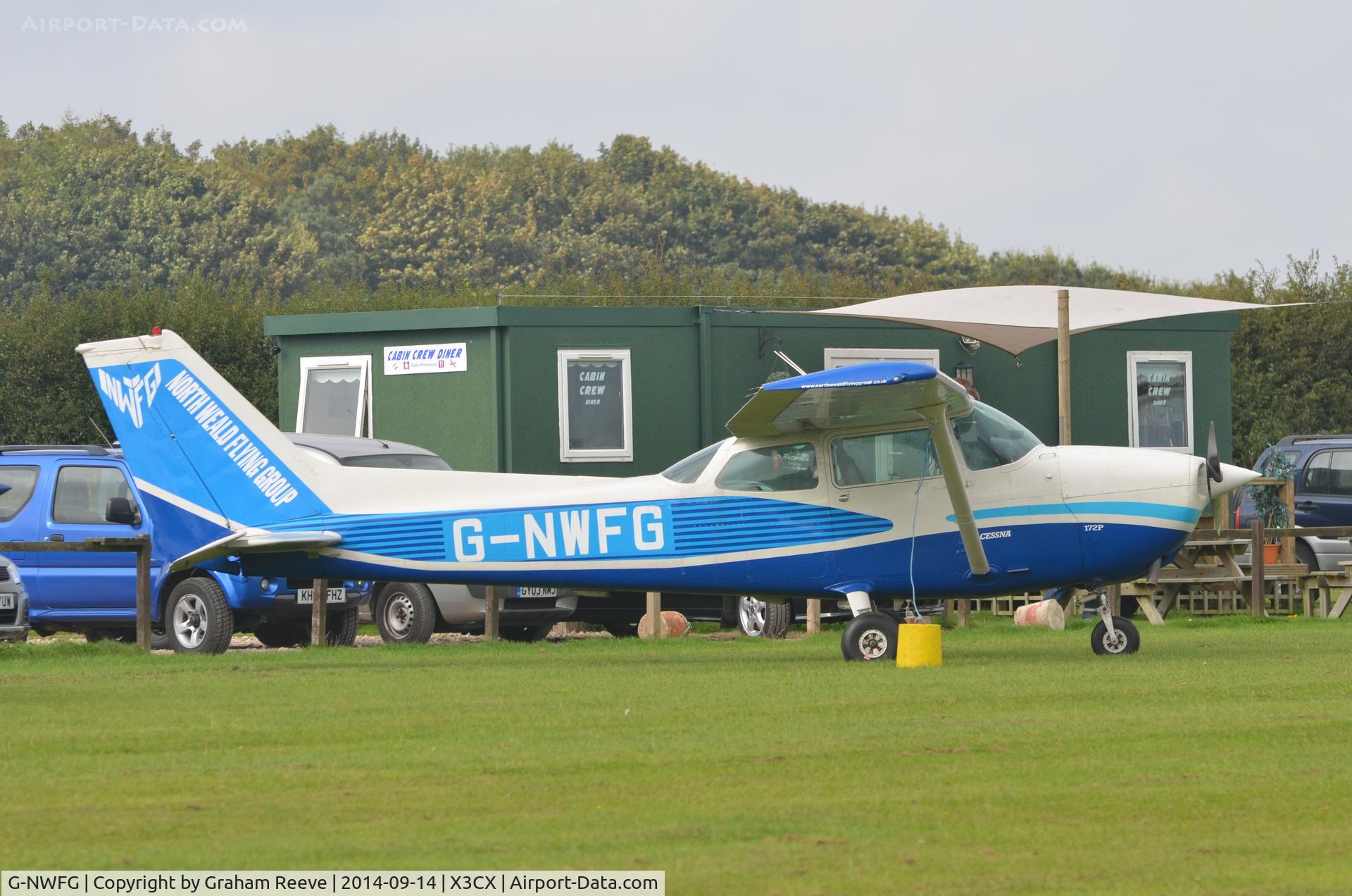 G-NWFG, 1981 Cessna 172P C/N 172-74192, Parked at Northrepps.