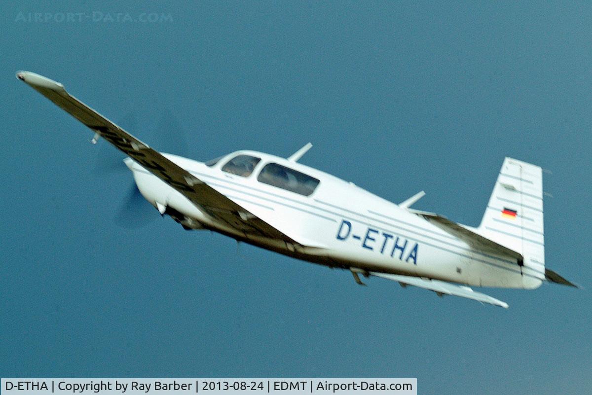 D-ETHA, 1991 Mooney M20M Bravo C/N 27-0082, Mooney M.20M TLS [27-0082] Tannheim~D 24/08/2013