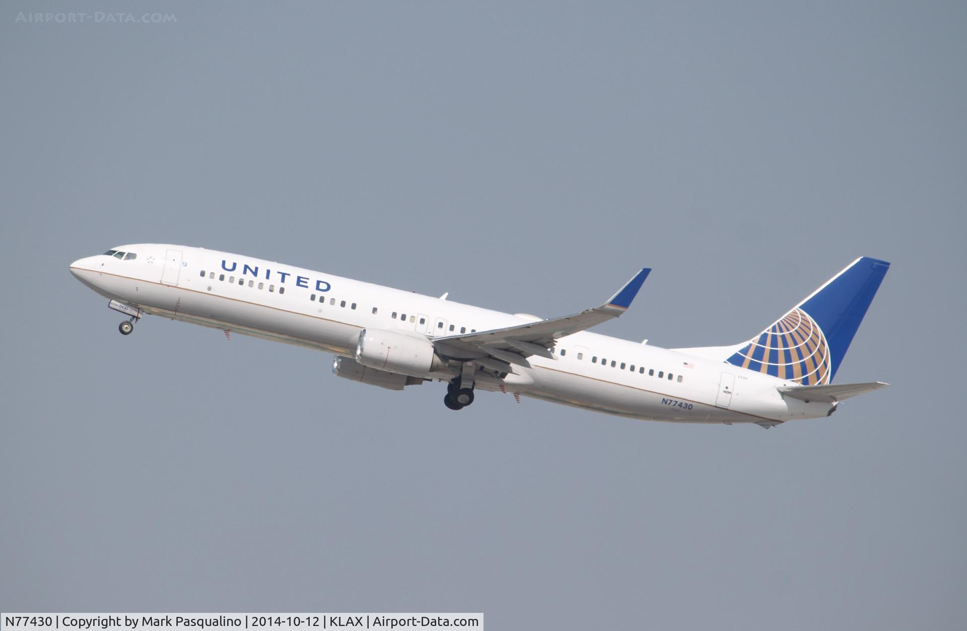 N77430, 2008 Boeing 737-924/ER C/N 37098, Boeing 737-900ER