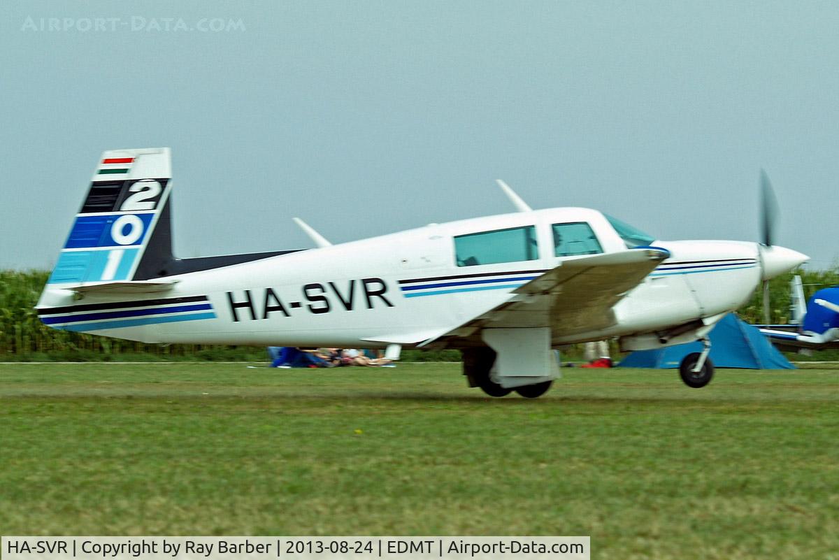 HA-SVR, 1981 Mooney M20J 201 C/N 24-1082, Mooney M.20J Model 201 [24-1082] Tannheim~D 24/08/2013