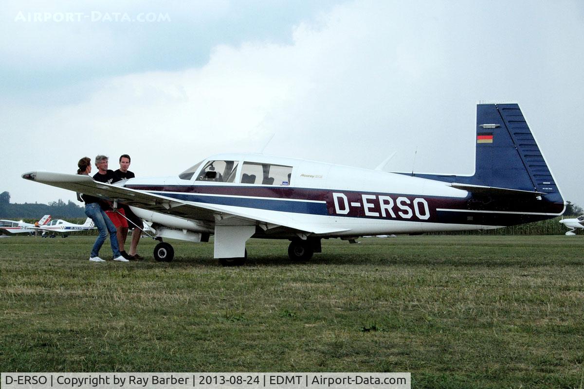 D-ERSO, Mooney M20J 201 C/N 24-1672, Mooney M.20J Model 201 [24-1672] Tannheim~D 24/08/2013