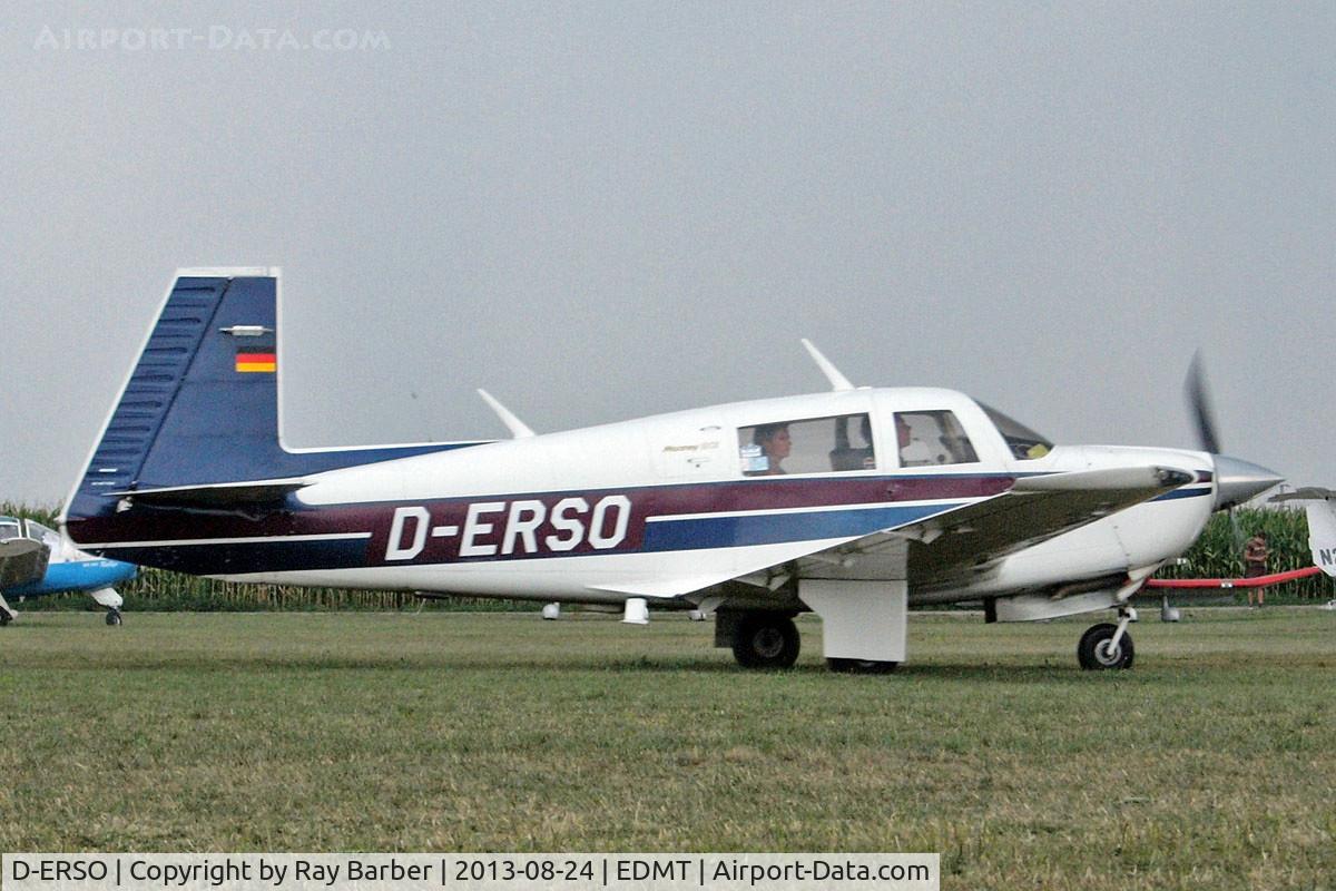 D-ERSO, Mooney M20J 201 C/N 24-1672, Mooney M.20J Model 201 [24-1672] Tannheim~D 24/08/2013