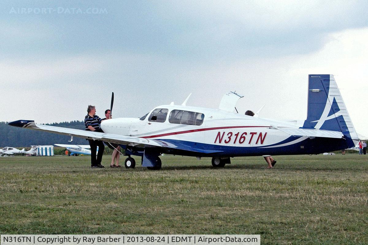 N316TN, 2007 Mooney M20TN Acclaim C/N 31-0013, Mooney M.20TN Acclaim [31-0013] Tannheim~D 24/08/2013