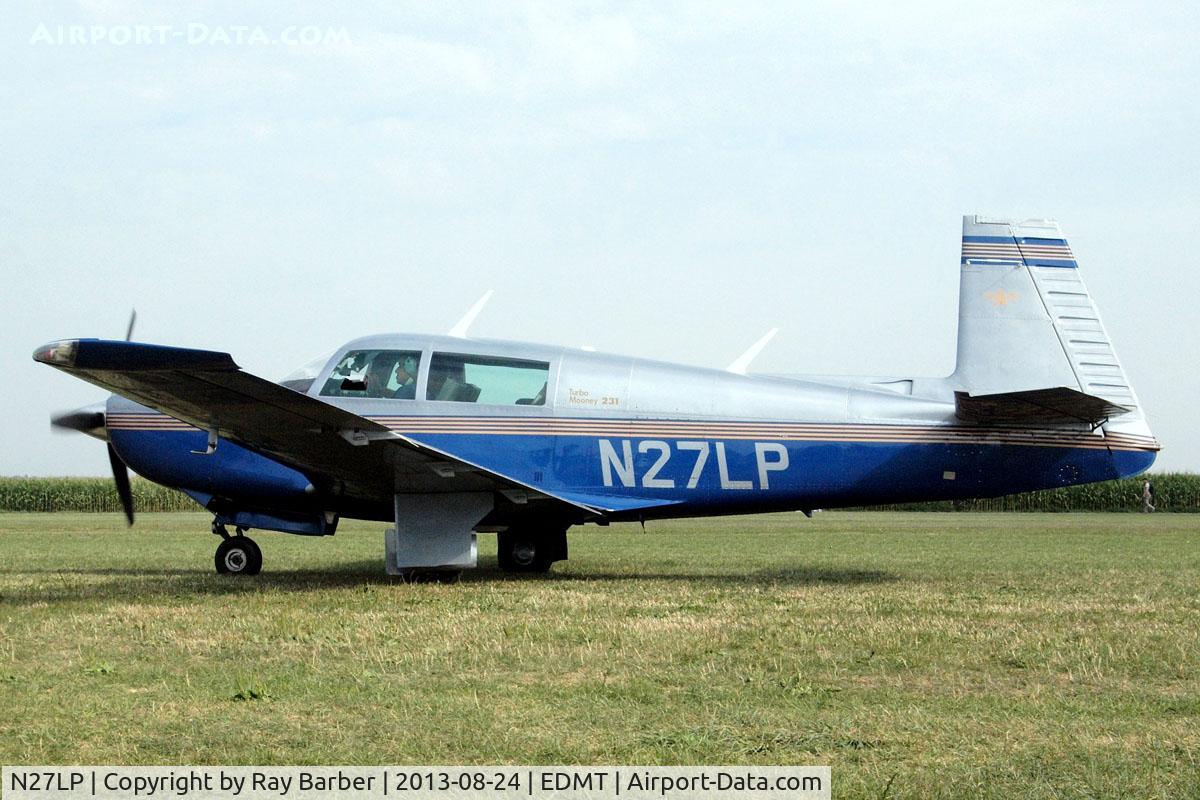 N27LP, 1980 Mooney M20K C/N 25-0408, Mooney M.20K Model 231 [25-0408] Tannheim~D 24/08/2013