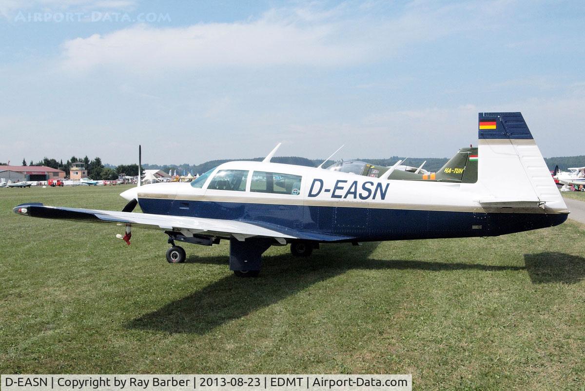 D-EASN, 1987 Mooney M20J 201 C/N 24-1244, Mooney M.20J Model 201 [24-1244] Tannheim~D 23/08/2013