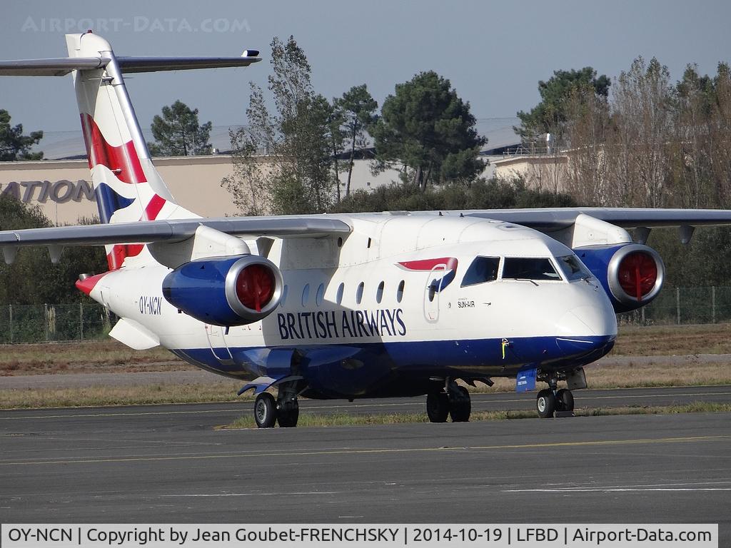 OY-NCN, 2001 Fairchild Dornier 328-310 328JET C/N 3193, SUN AIR (Caen football team' charter)...Bordeaux-Caen 1-1