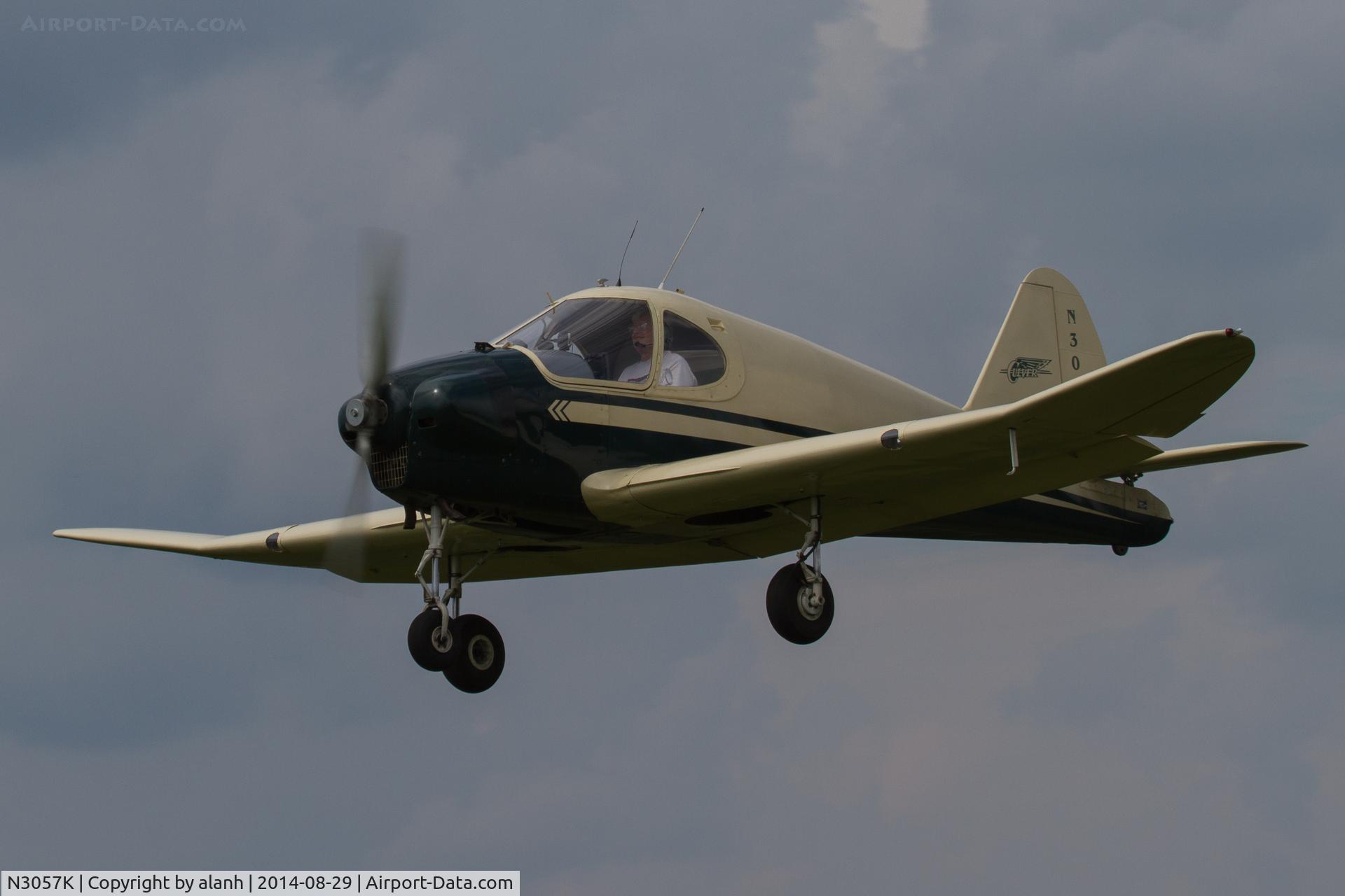 N3057K, 1946 Culver V C/N V-276, Landing at Antique Airfield