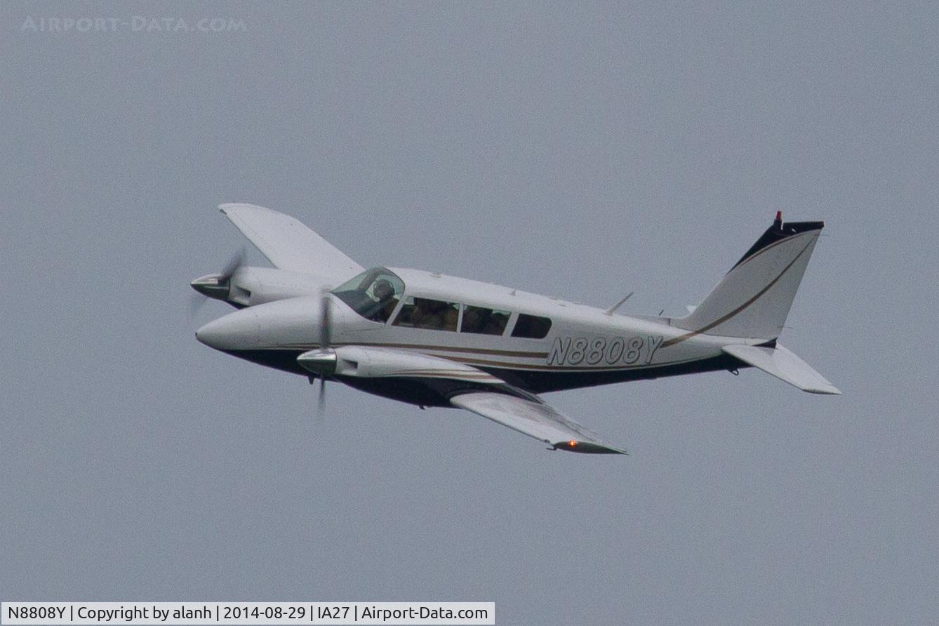 N8808Y, 1969 Piper PA-30 Twin Comanche Twin Comanche C/N 30-1965, Overhead Antique Airfield