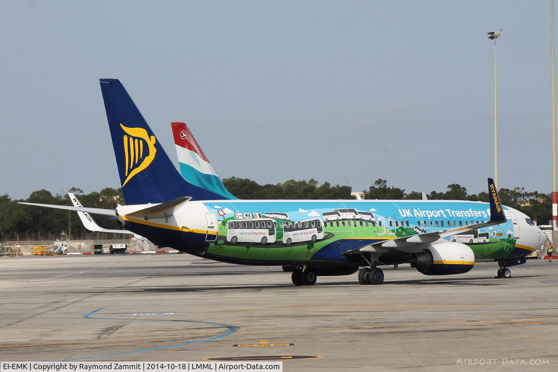 EI-EMK, 2010 Boeing 737-8AS C/N 38512, B737-800 EI-EMK Ryanair sporting the UK Transport special colour scheme.
