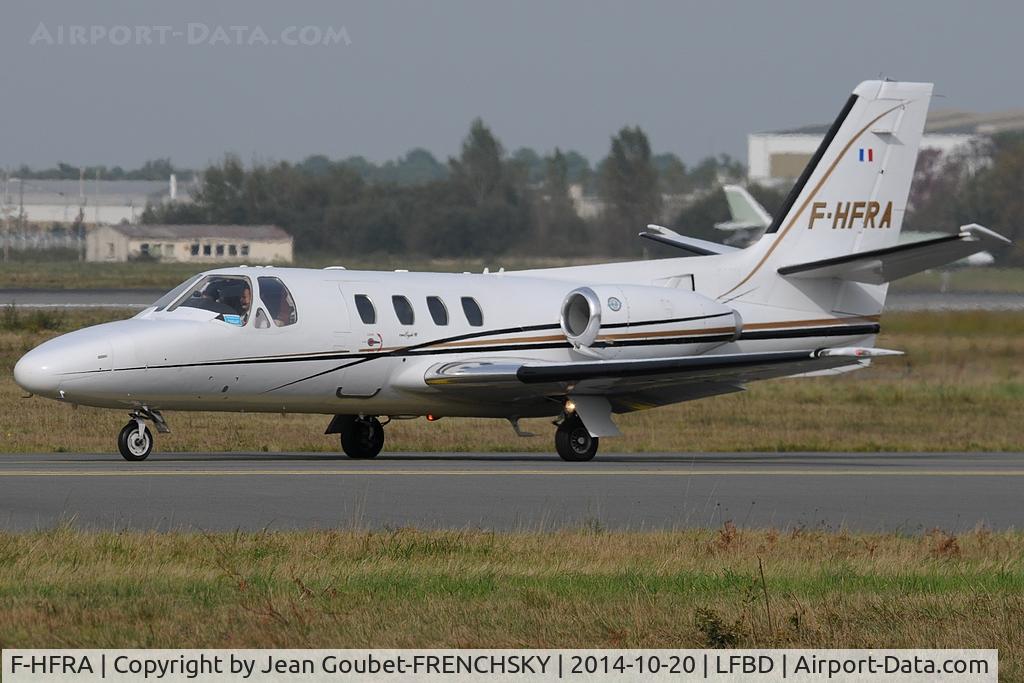 F-HFRA, 1978 Cessna 501 Citation I/SP C/N 501-0044, AirLec Espace to runway 05