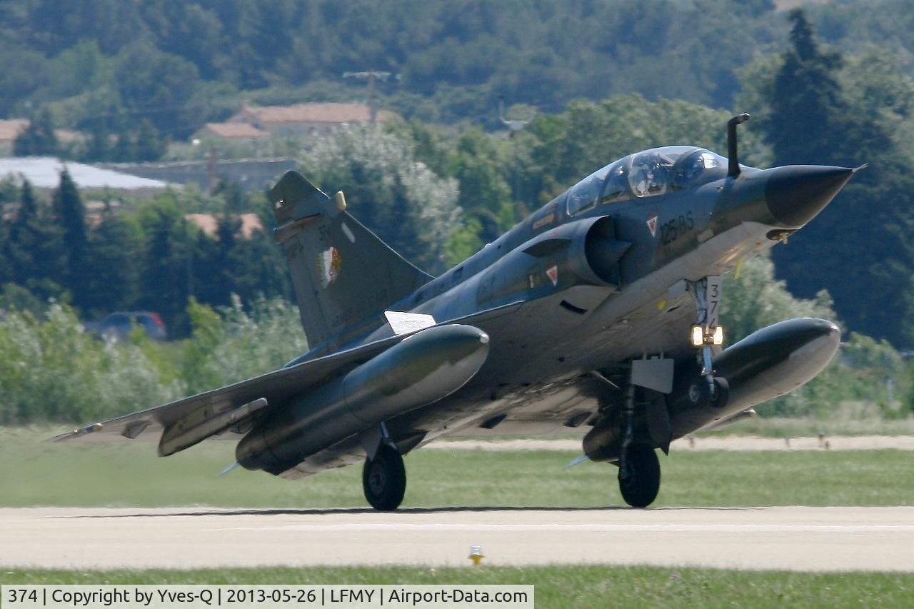 374, Dassault Mirage 2000N C/N not found 374, Dassault Mirage 2000N, Landing rwy 34, Salon de Provence Air Base 701 (LFMY) Open day 2013