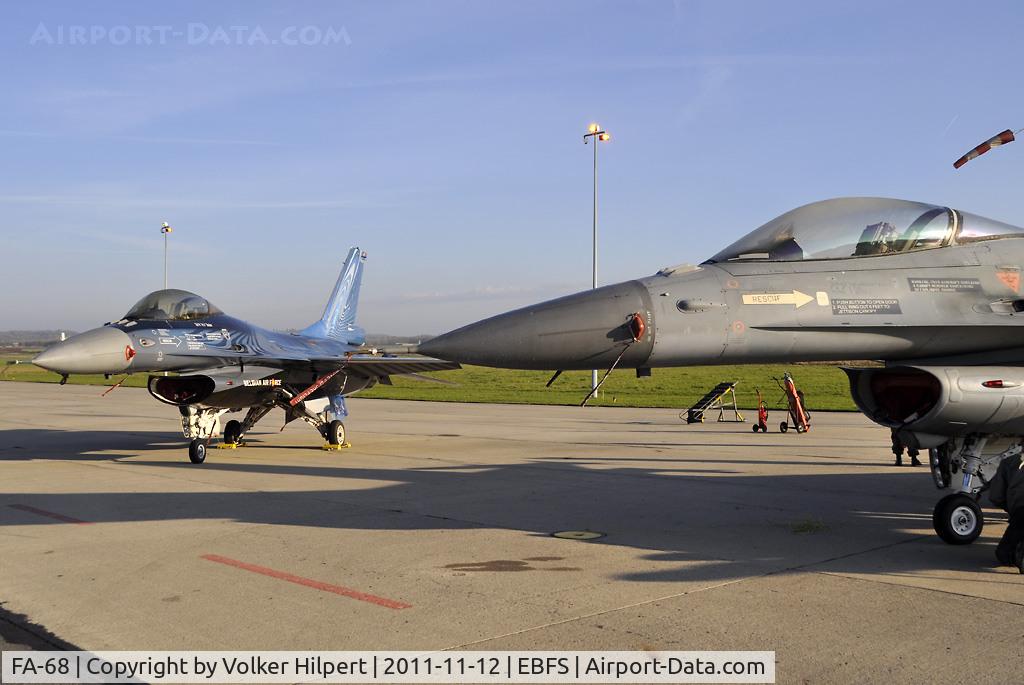 FA-68, SABCA F-16AM Fighting Falcon C/N 6H-68, at Florennes