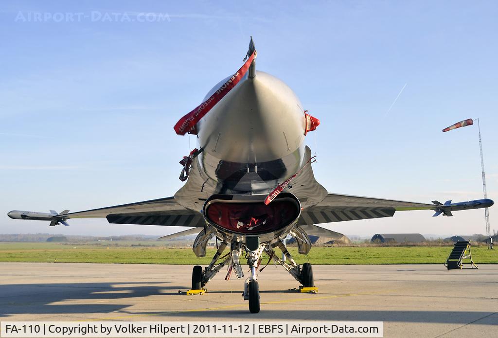 FA-110, SABCA F-16AM Fighting Falcon C/N 6H-110, at Florennes