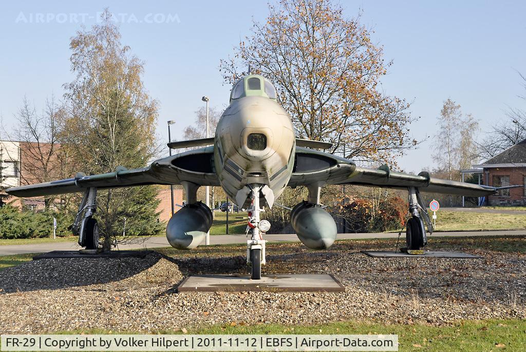 FR-29, 1951 Republic RF-84F Thunderflash C/N 160, at Florennes