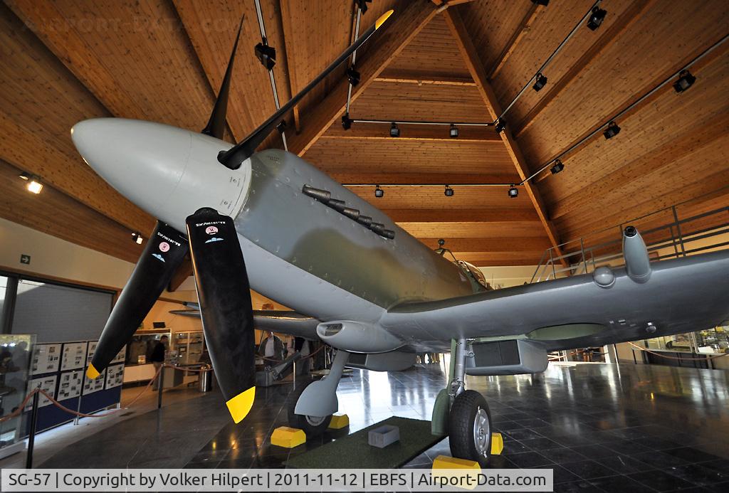 SG-57, Supermarine 379 Spitfire FR.14E C/N 6S/432331, at Florennes