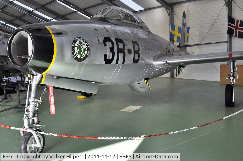 FS-7, Republic F-84E Thunderjet C/N 1358, original RNLAF K-6