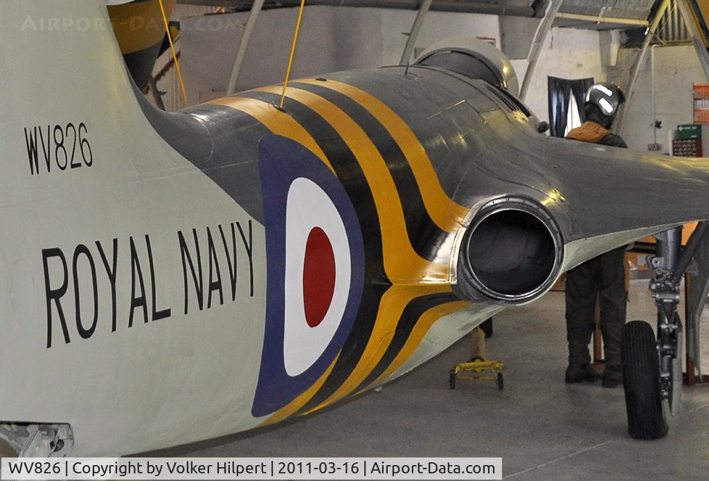 WV826, 1954 Hawker Sea Hawk FGA.6 C/N 6071, at malta