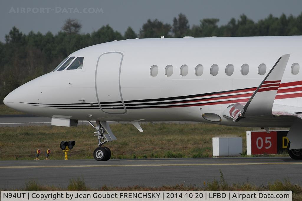 N94UT, 2002 Dassault Falcon 900EX C/N 105, ready to take off runway 05