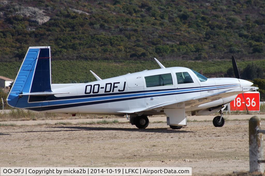 OO-DFJ, 1995 Mooney M20J 201 C/N 24-0717, Parked