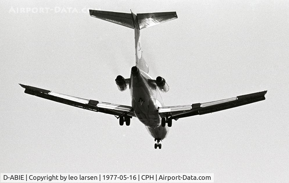 D-ABIE, 1967 Boeing 727-30C C/N 19012, Copenhagen 16.5.77