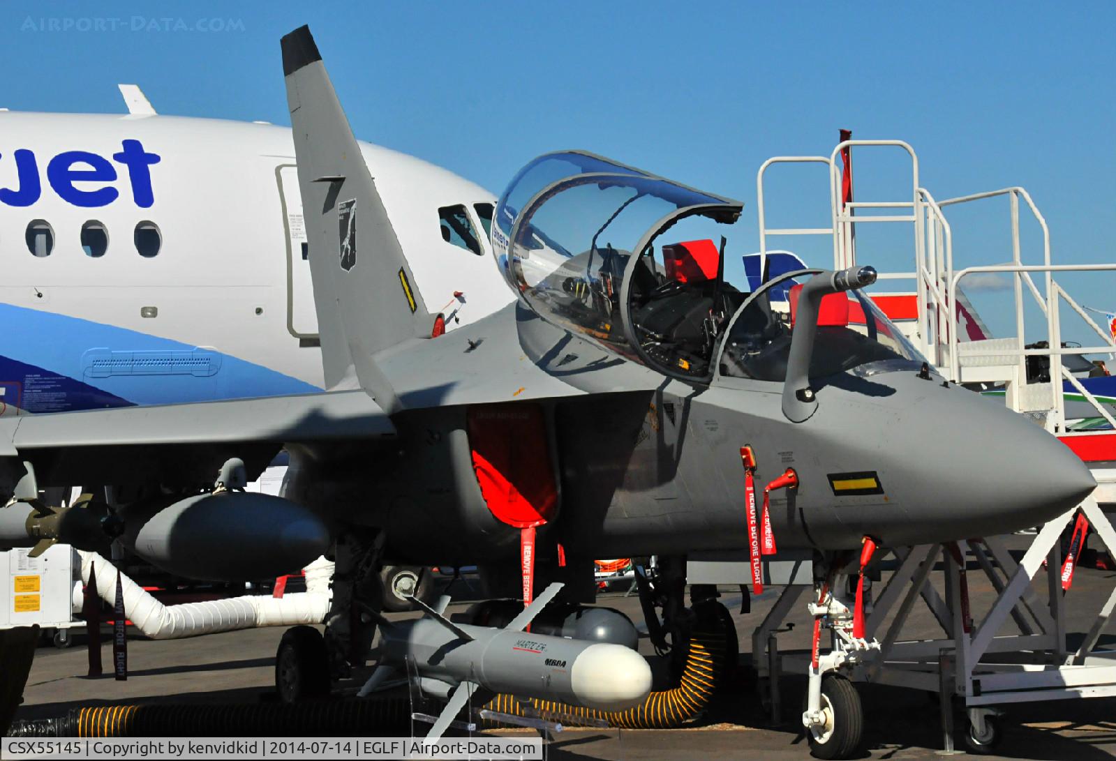 CSX55145, 2011 Alenia Aermacchi T-346A Master C/N Not found CSX55145, On static display at FIA 2014.