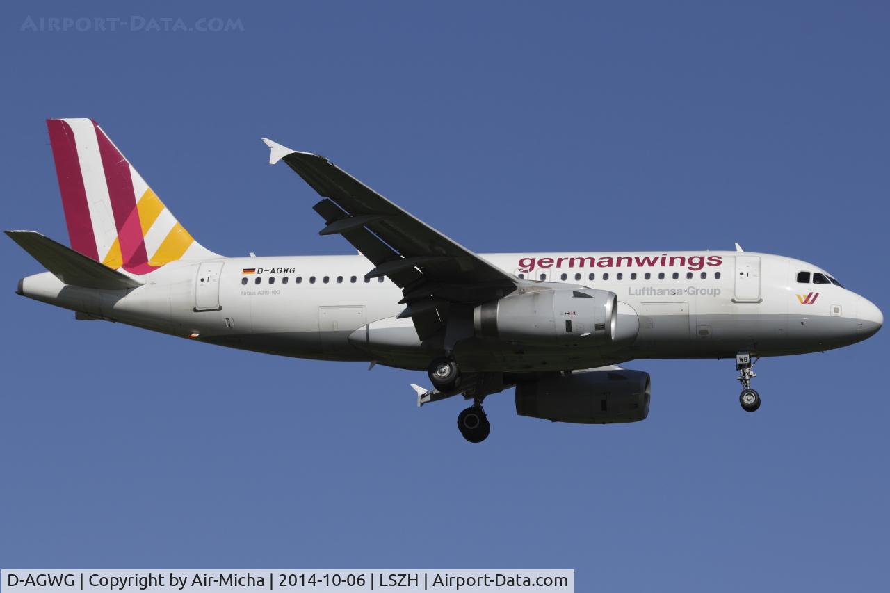 D-AGWG, 2007 Airbus A319-132 C/N 3193, Germanwings
