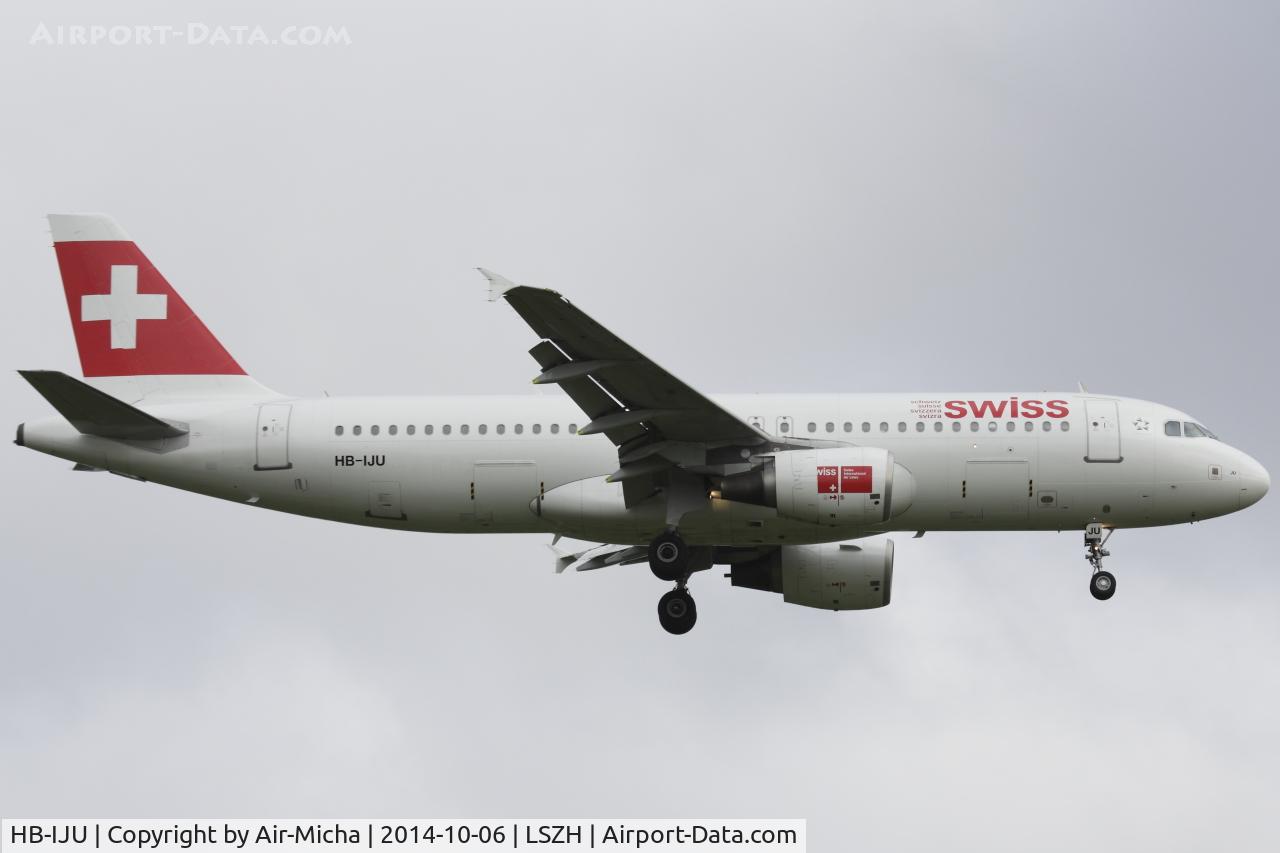 HB-IJU, 2003 Airbus A320-214 C/N 1951, Swissair