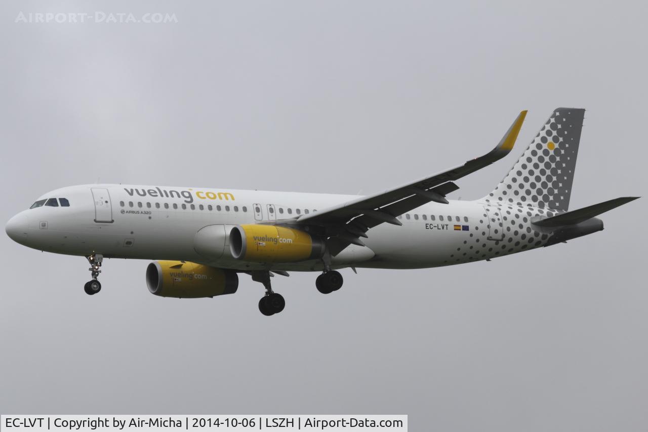 EC-LVT, 2013 Airbus A320-232 C/N 5612, Vueling Airlines