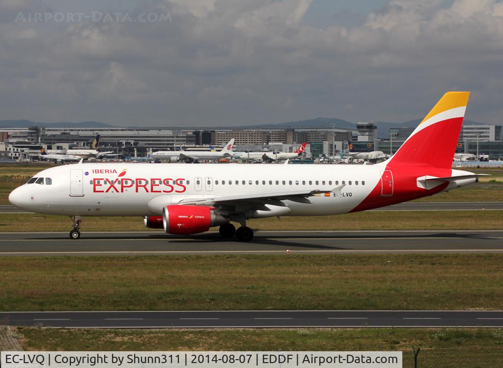 EC-LVQ, 2013 Airbus A320-216 C/N 5590, Taxiing holding point rwy 18 for departure in new Iberia c/s