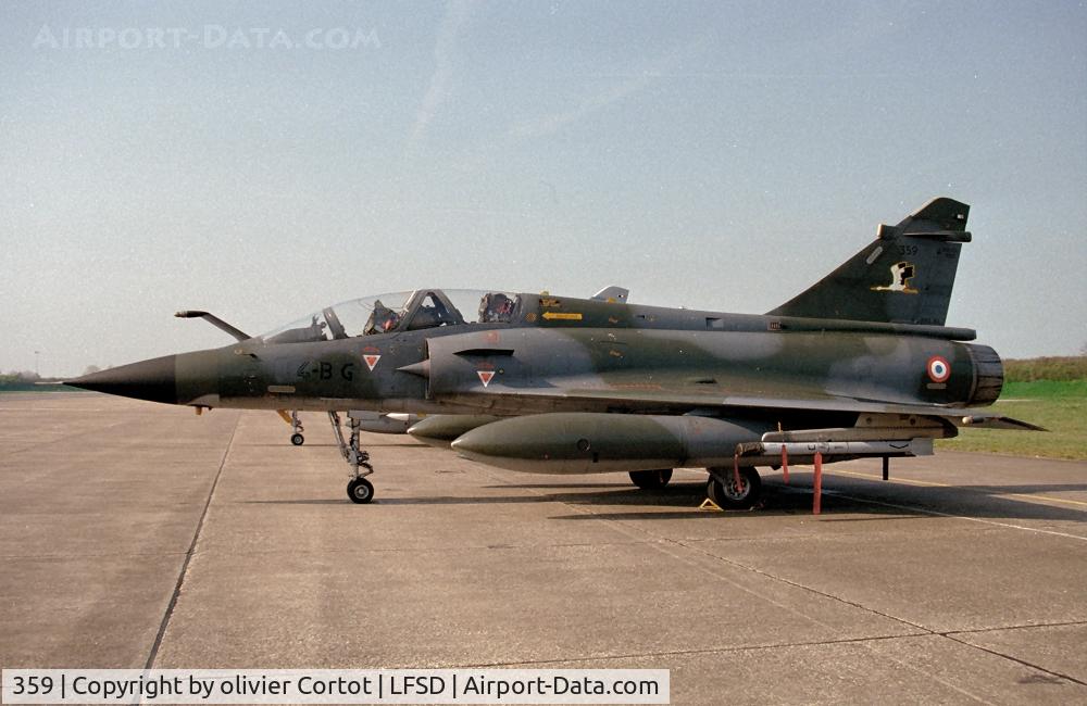 359, Dassault Mirage 2000N C/N 335, Dijon airbase in the 90's