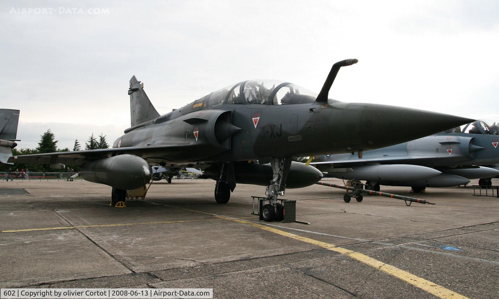 602, Dassault Mirage 2000D C/N 393, Bad weather for the Avord airshow