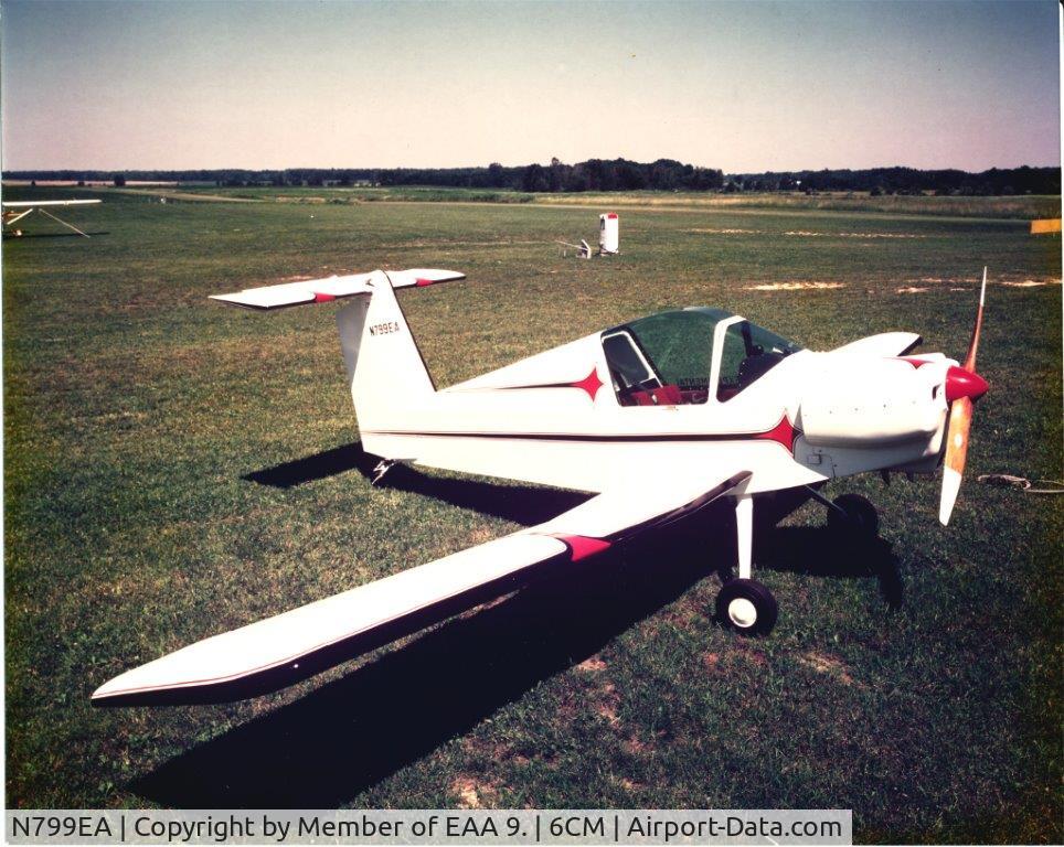 N799EA, Pazmany PL-4 C/N EAA-CHAPTER-9-1, Built by members of EAA Chapter 9, Columbus, Ohio.