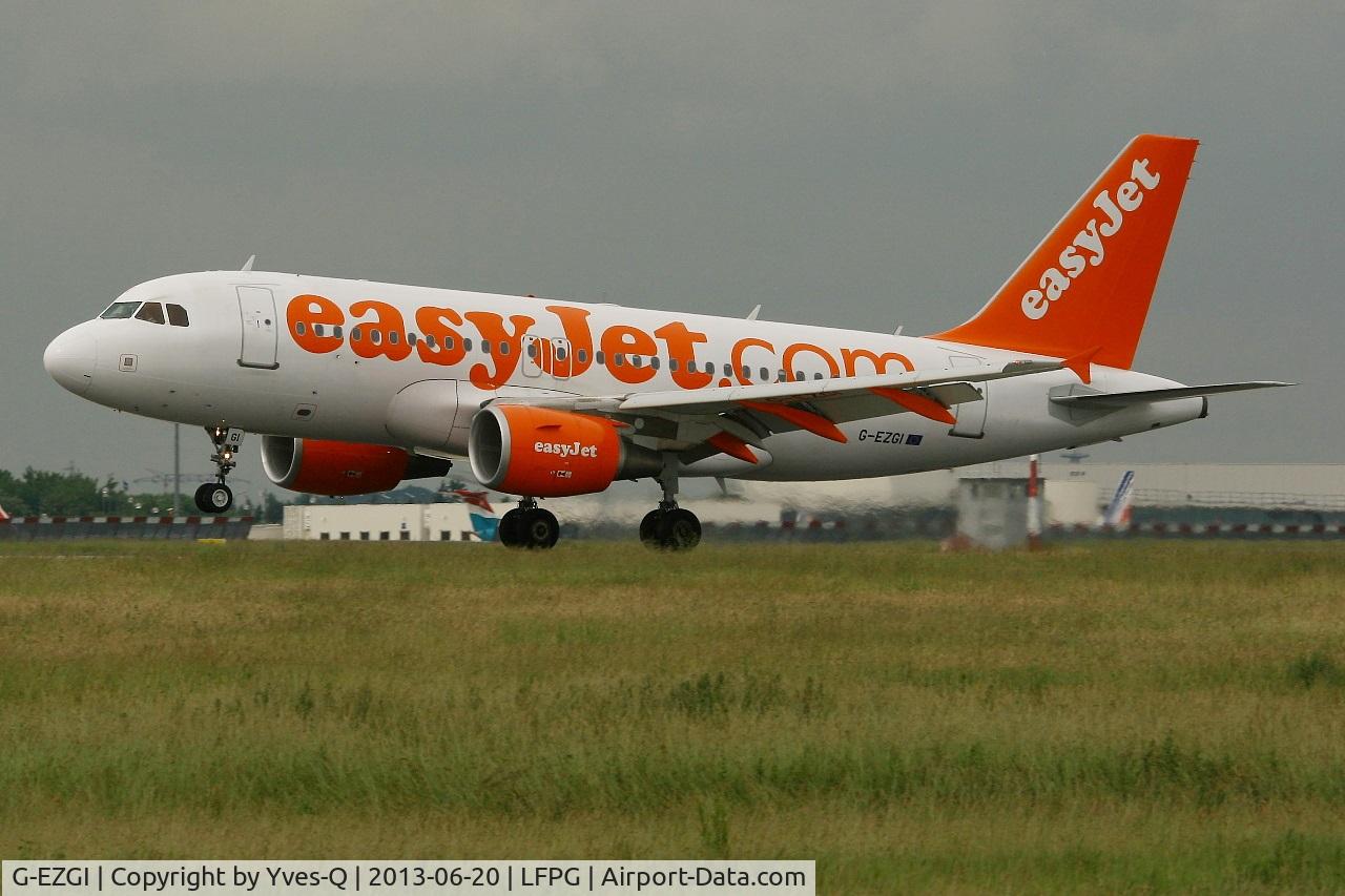 G-EZGI, 2011 Airbus A319-111 C/N 4693, Airbus A319-111, Landing Rwy 26L, Roissy Charles De Gaulle Airport (LFPG-CDG)