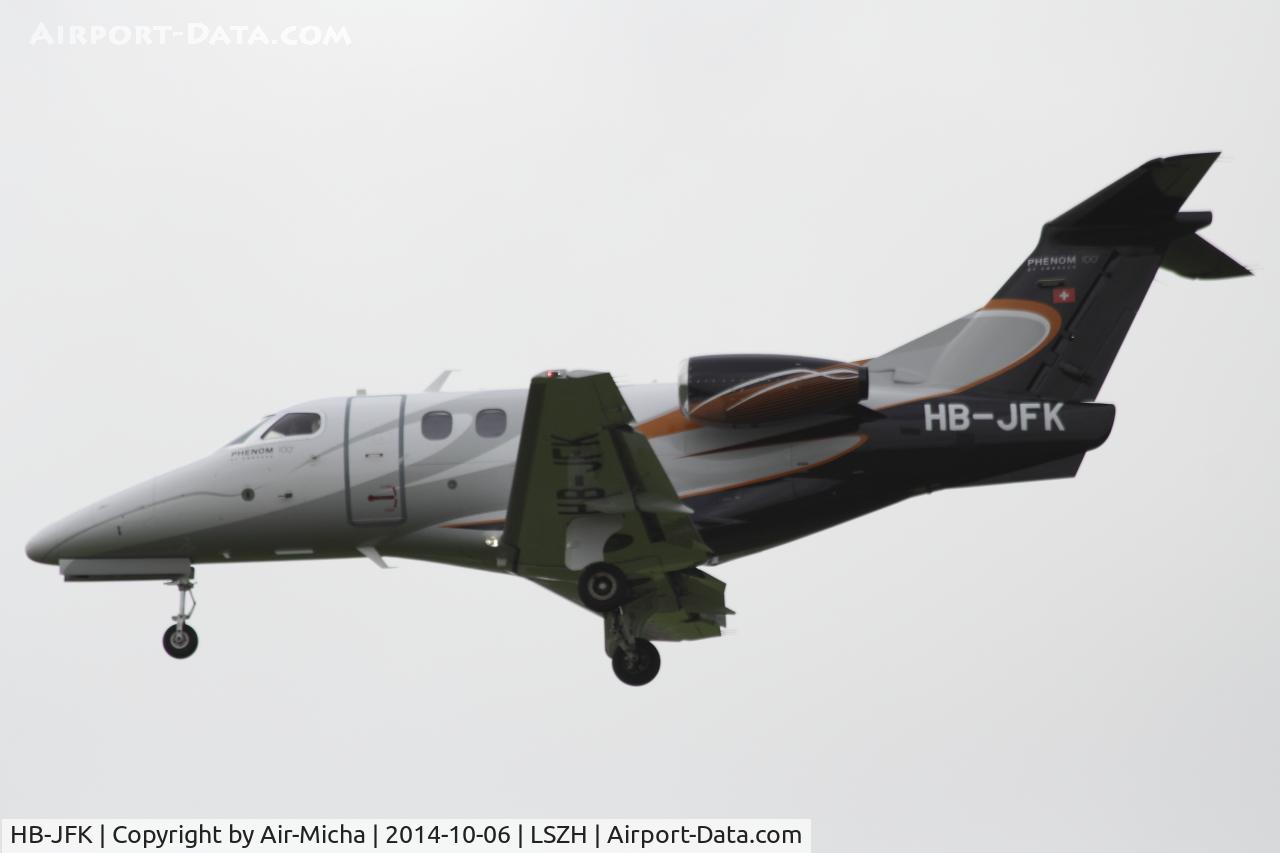 HB-JFK, 2010 Embraer EMB-500 Phenom 100 C/N 50000062, Private
