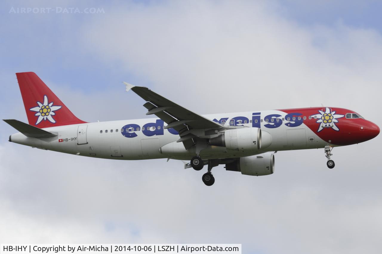 HB-IHY, 1998 Airbus A320-214 C/N 947, Edelweiss