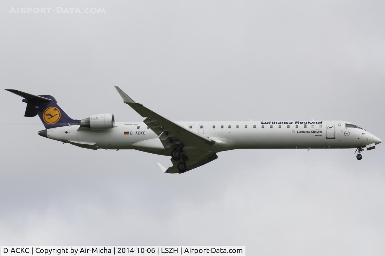 D-ACKC, 2006 Bombardier CRJ-900LR (CL-600-2D24) C/N 15078, Lufthansa CityLine