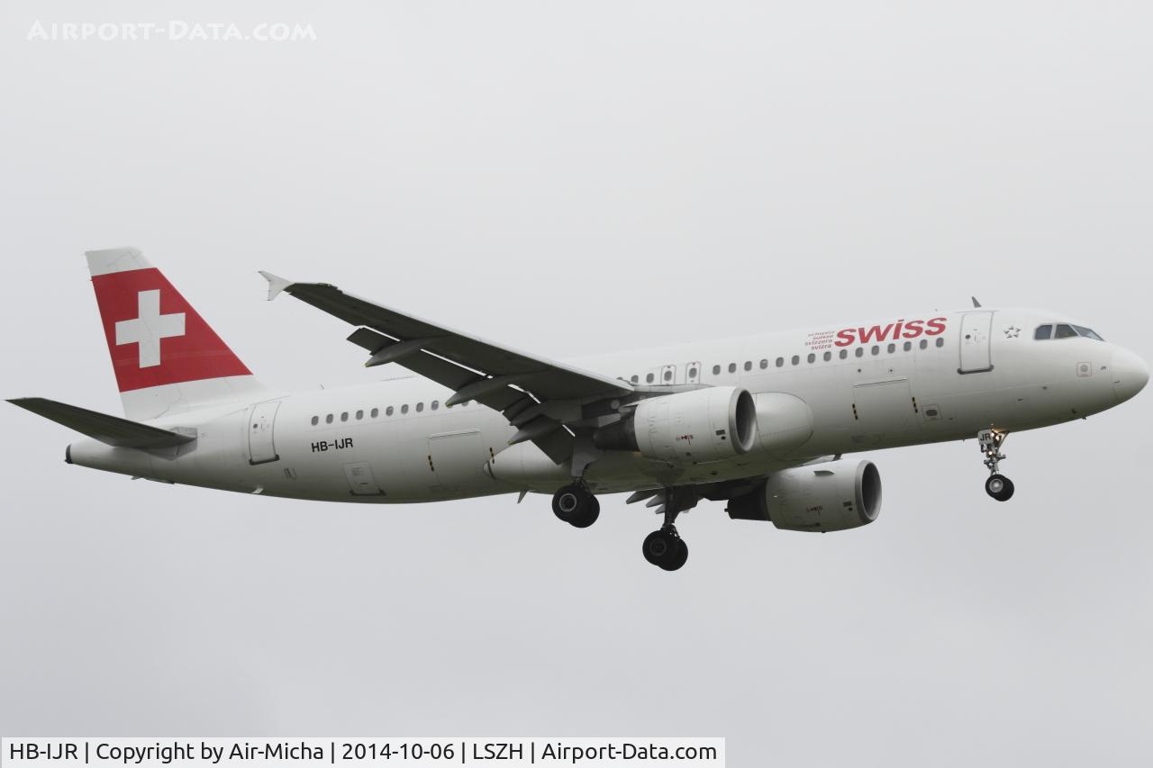 HB-IJR, 1997 Airbus A320-214 C/N 0703, Swissair