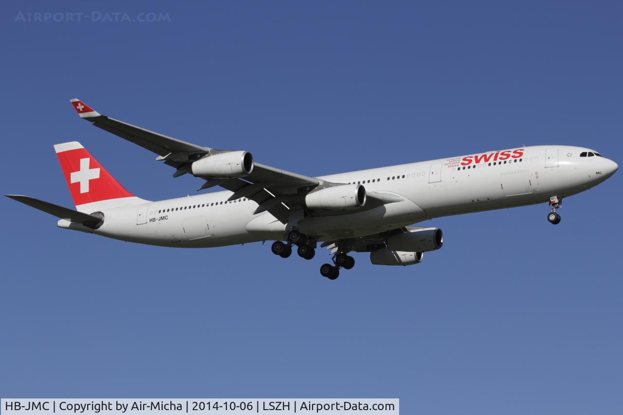 HB-JMC, 2003 Airbus A340-313 C/N 546, Swissair
