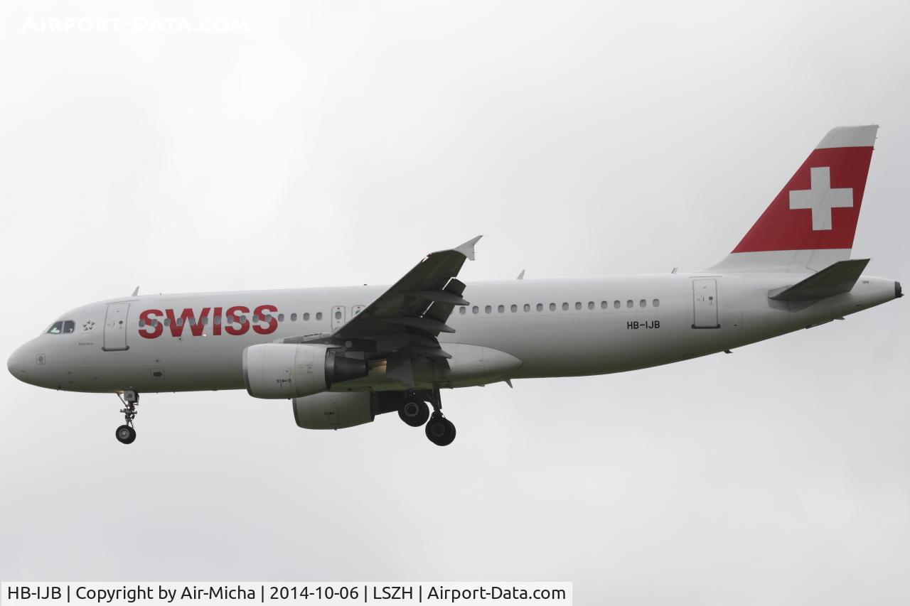 HB-IJB, 1995 Airbus A320-214 C/N 0545, Swissair
