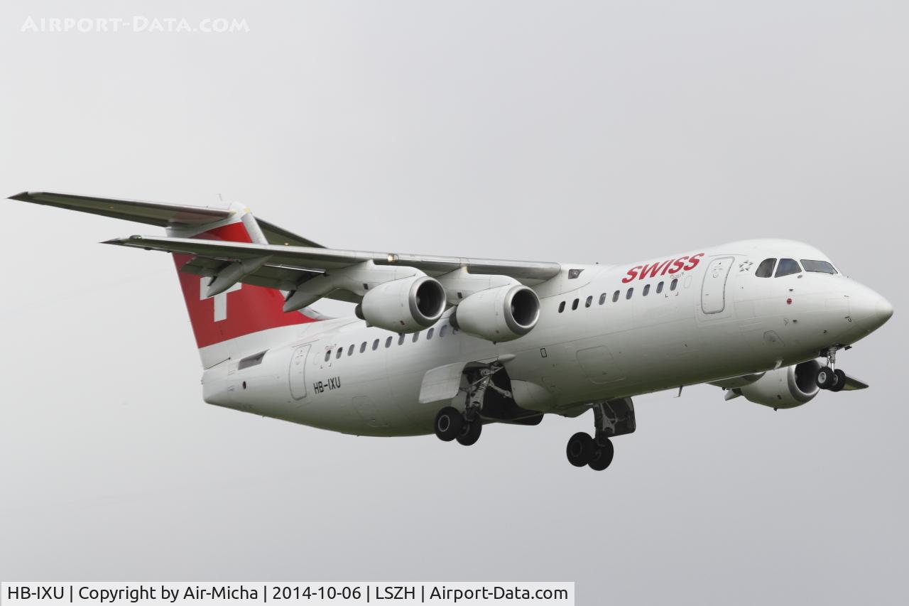 HB-IXU, 1995 British Aerospace Avro 146-RJ100 C/N E3276, Swissair