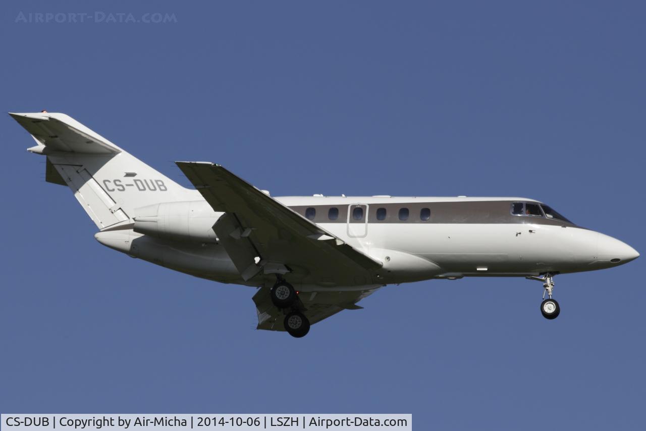 CS-DUB, 2008 Raytheon Hawker 750 C/N HB-0005, NetJets Europe