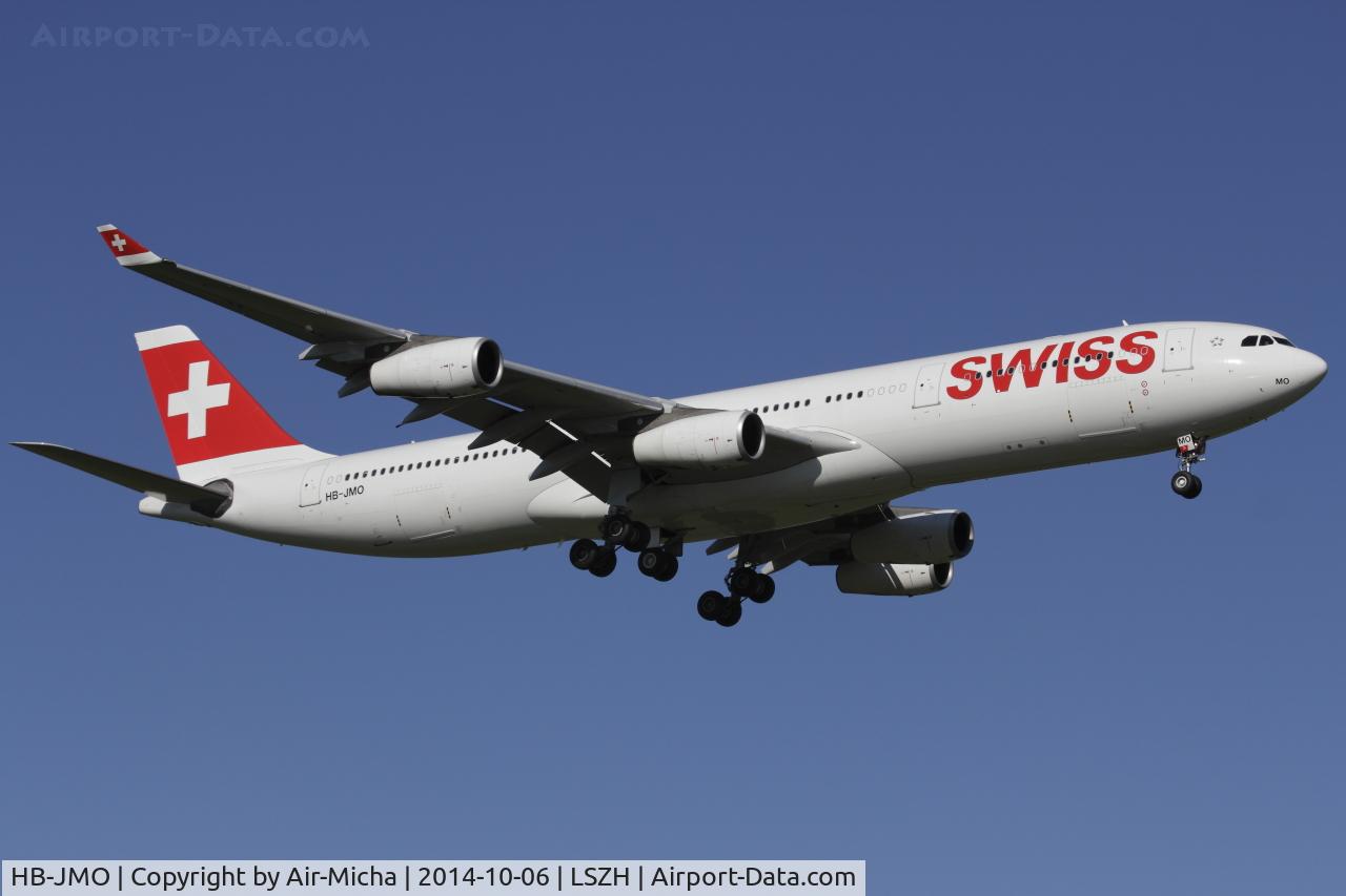 HB-JMO, 1997 Airbus A340-313 C/N 179, Swissair