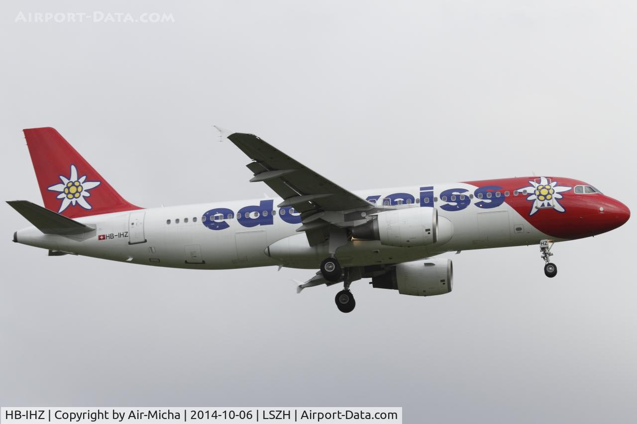 HB-IHZ, 1999 Airbus A320-214 C/N 1026, Edelweiss