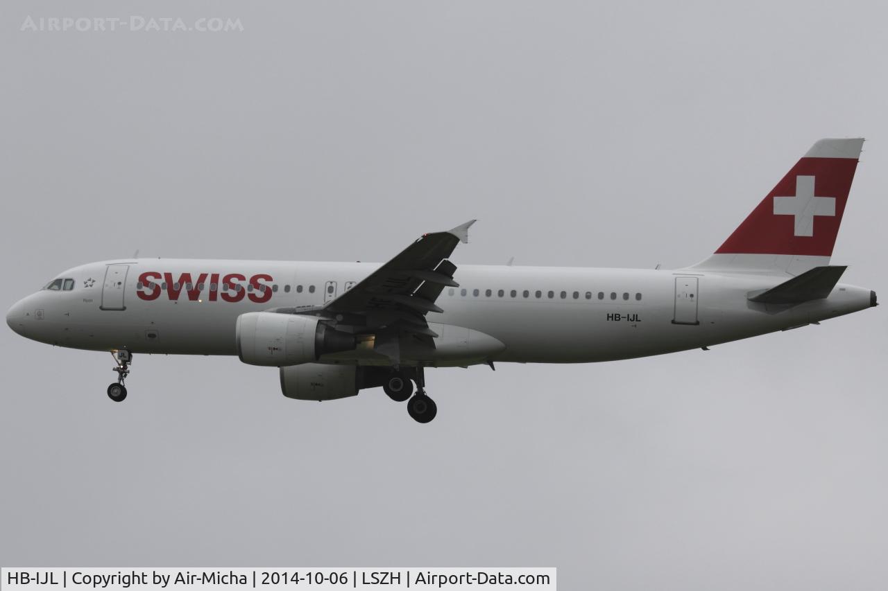 HB-IJL, 1996 Airbus A320-214 C/N 603, Swissair