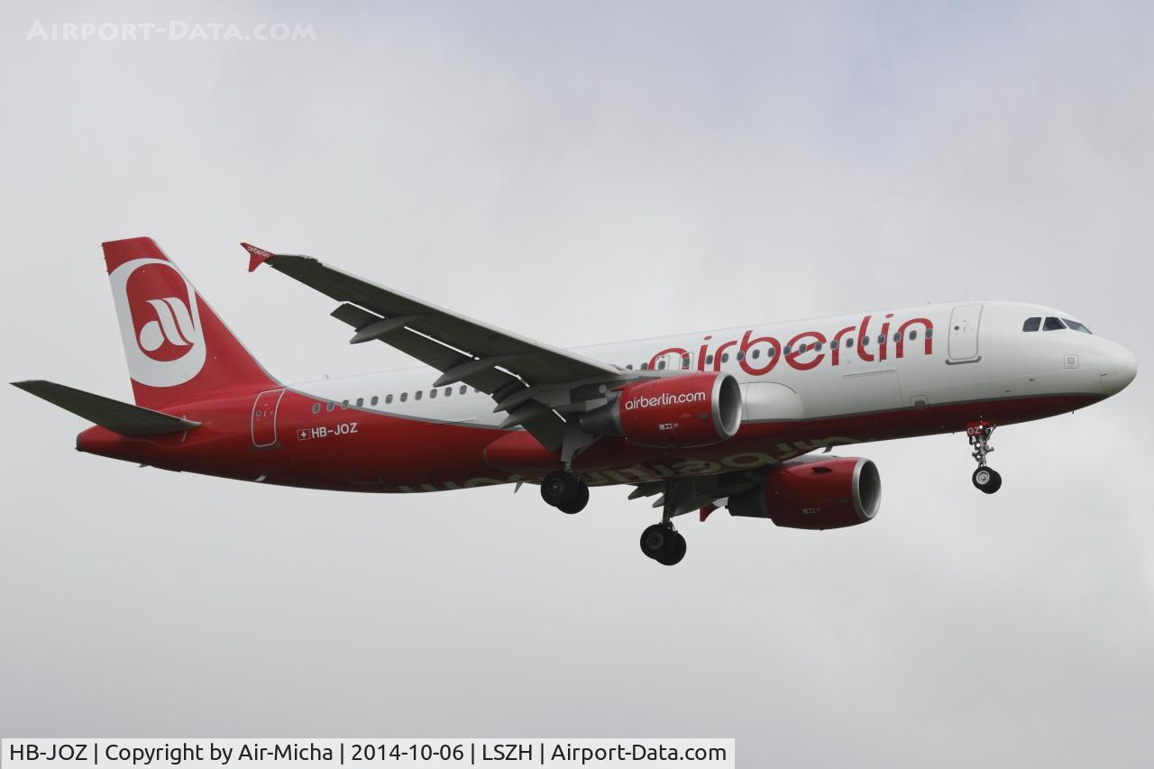 HB-JOZ, 2011 Airbus A320-214 C/N 4631, Belair Airlines