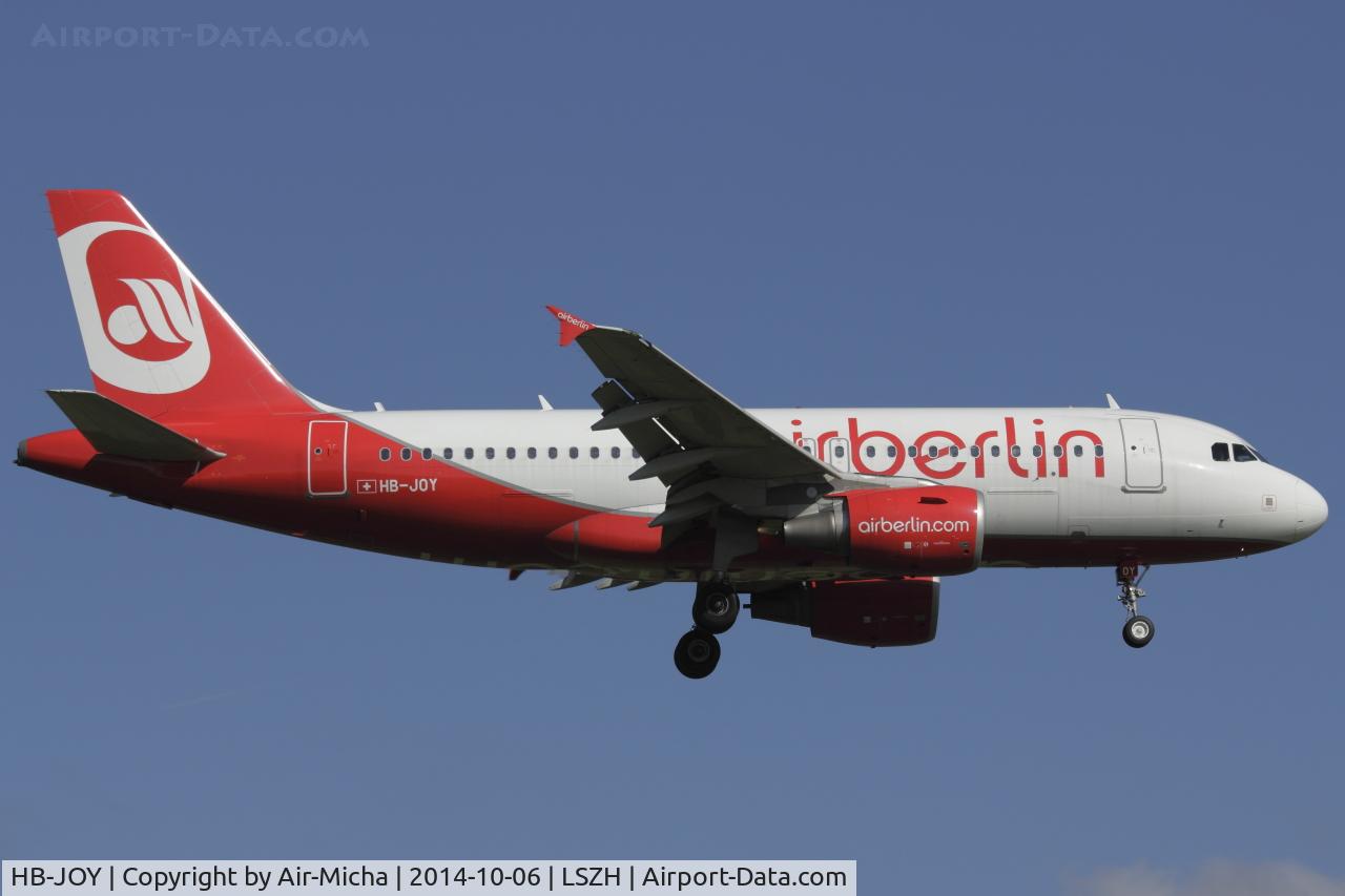 HB-JOY, 2007 Airbus A319-111 C/N 3245, Belair Airlines
