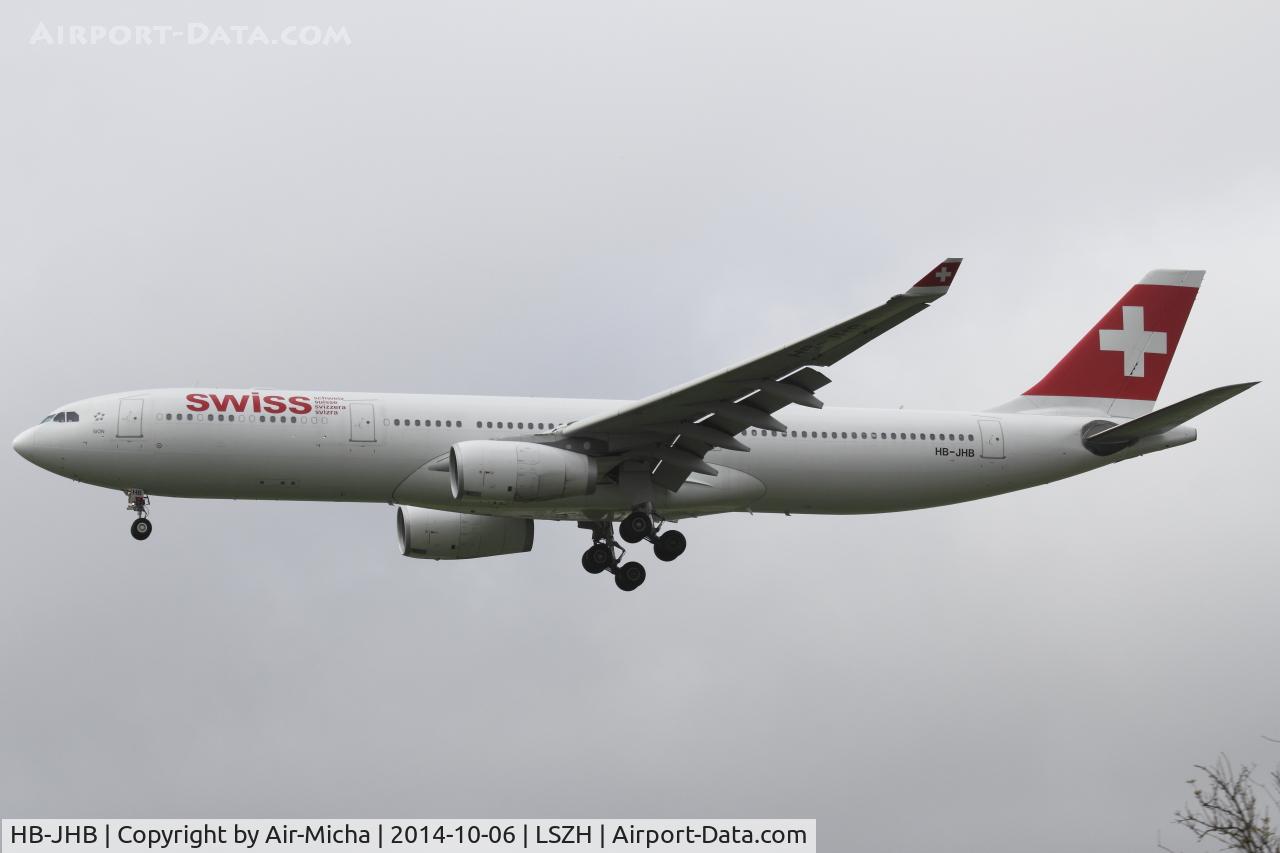 HB-JHB, 2009 Airbus A330-343X C/N 1018, Swissair