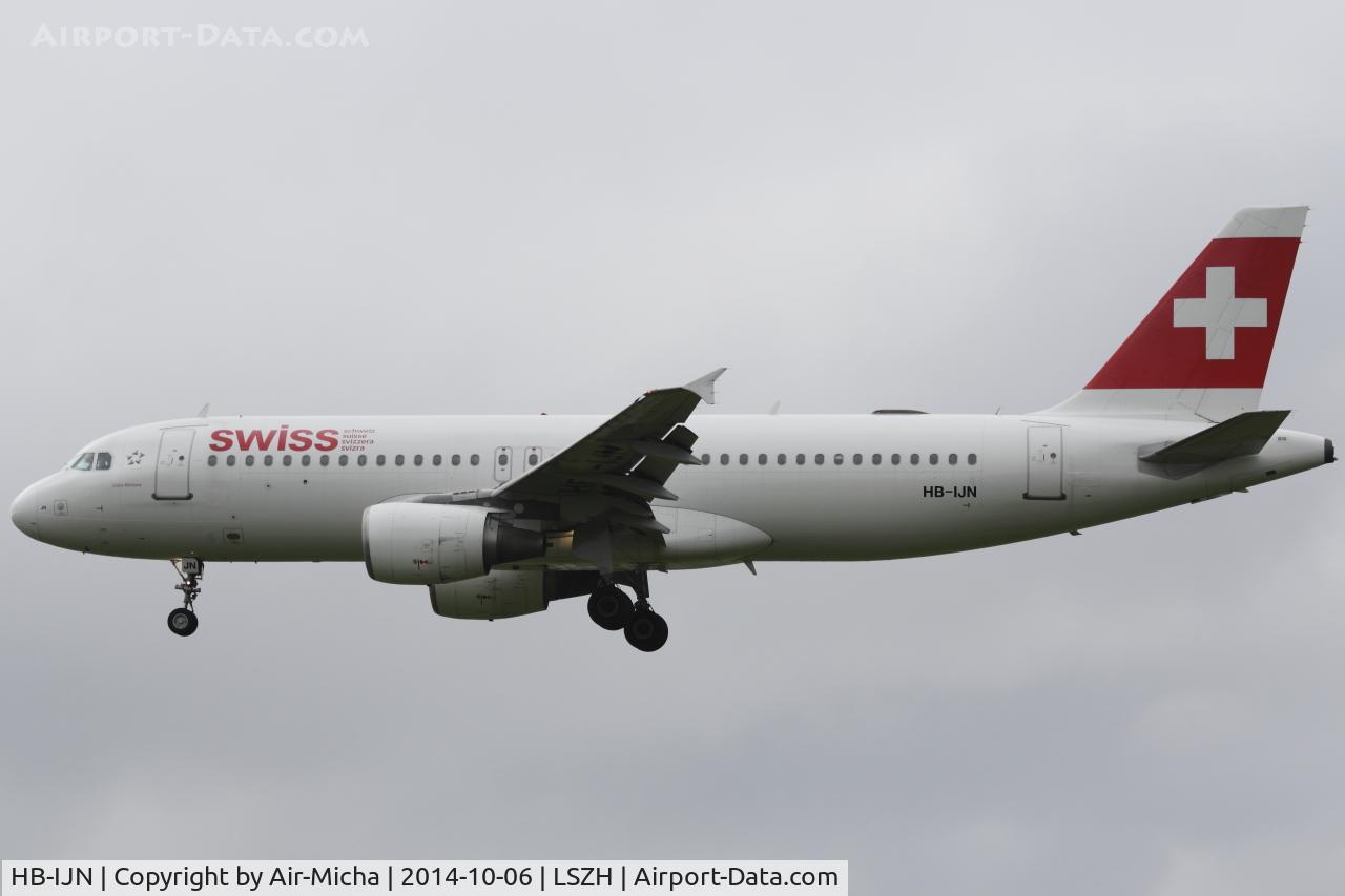 HB-IJN, 1996 Airbus A320-214 C/N 643, Swissair
