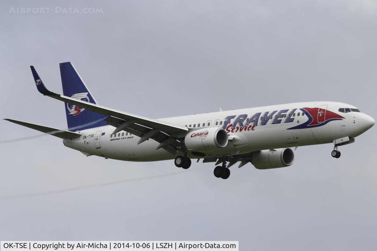 OK-TSE, 2014 Boeing 737-81D C/N 39437, Travel Service